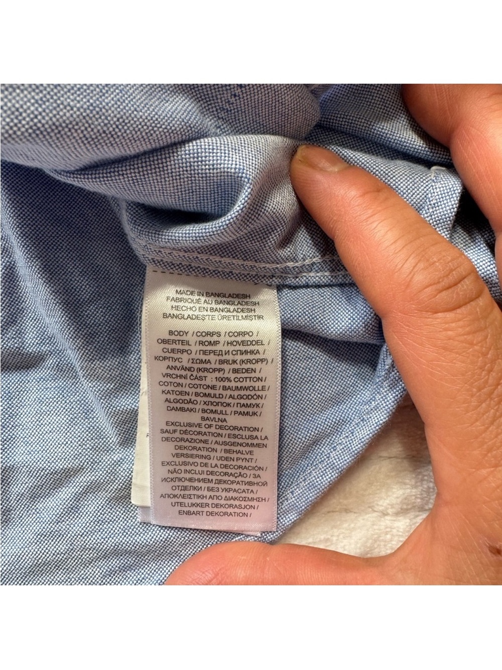 Polo by Ralph Lauren Light Blue Button-Down Shirt - Picture 3 of 5